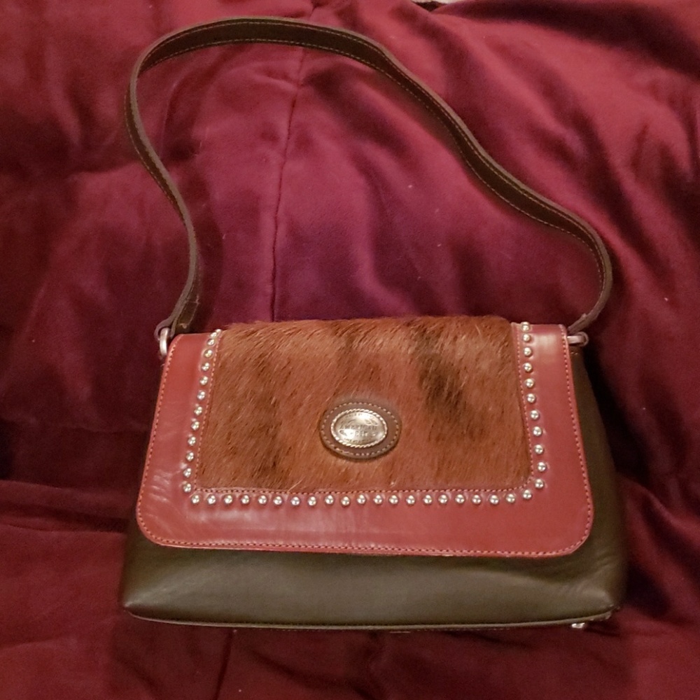 American West Cowhide Purse